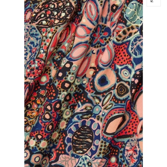 A.L.C. LAURA FLORAL PRINT CUT OUT MAXI DRESS in Sangria Multi NWT Size 2 - Picture 4 of 12